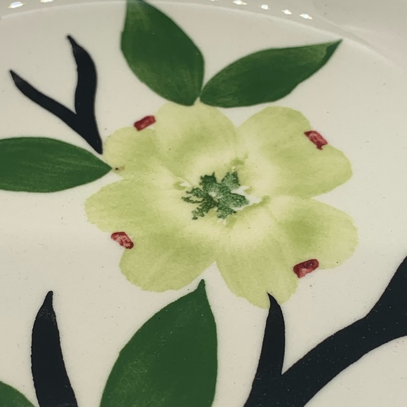 Vintage Blue Ridge Pottery MCM JONI DIXIE Dogwood design plates - Picture 4 of 6